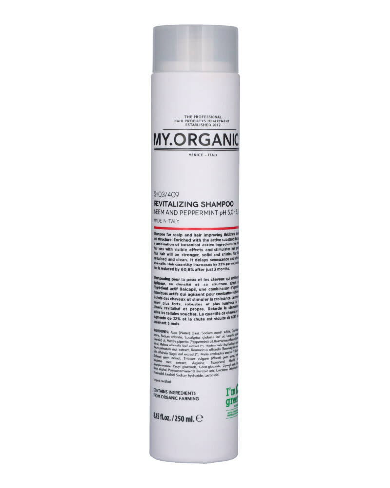 My.Organics The Organic Revitalizing Shampoo Neem And Peppermint