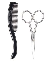 Tweezerman G.E.A.R Moustache Scissors With Comb 