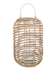 Lantern Natural Cattail 27X37C