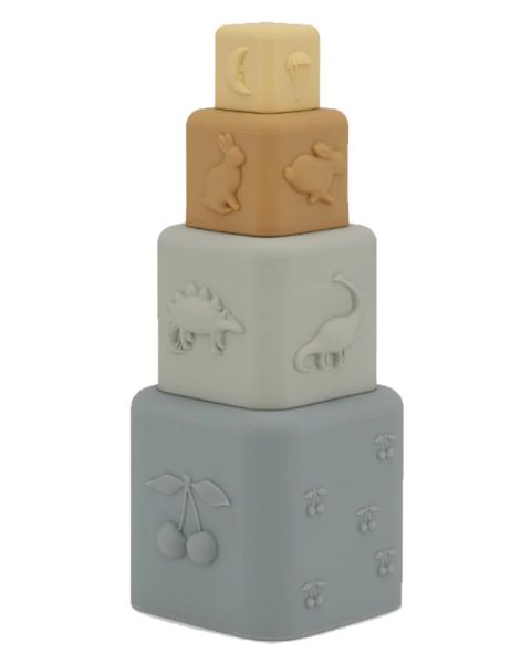 Konges Sløjd Stabletårn - Quarry Blue Mix