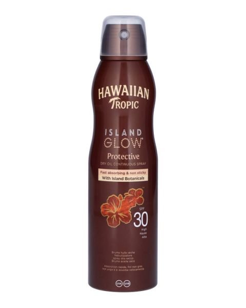 Hawaiian Tropic Island Glow Protective Dry Oil Spray SPF 30