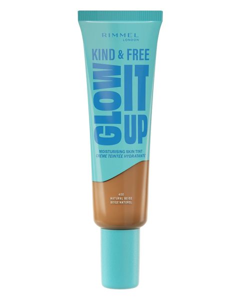 Rimmel London Kind & Free Glow It Up Moisturising Skin Tint 400 Natural Beige