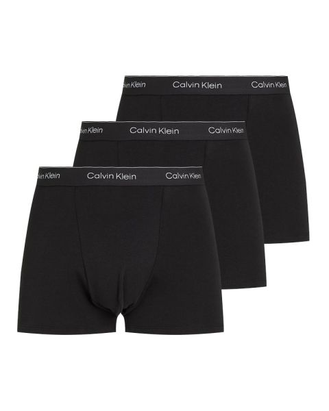 Calvin Klein Icon Cotton Stretch Relaxed Fit Trunks 3-Pack Sort XL
