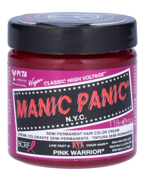 Manic Panic Semi-Permanent Color Cream Pink Warrior