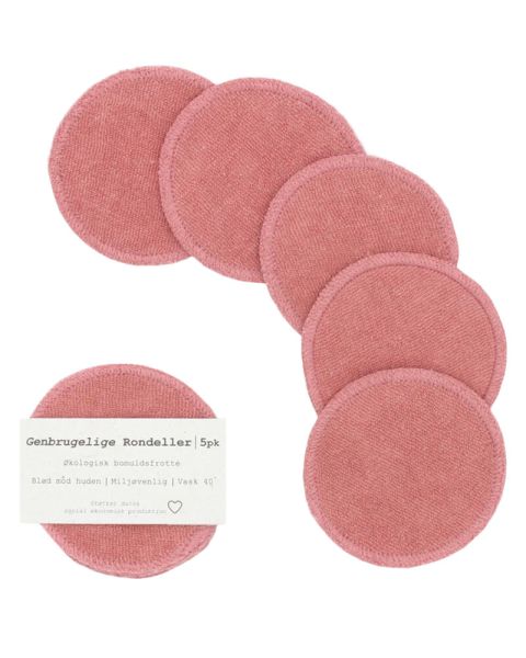 Pargaard Genbrugelige Rondeller Mørk Rosa