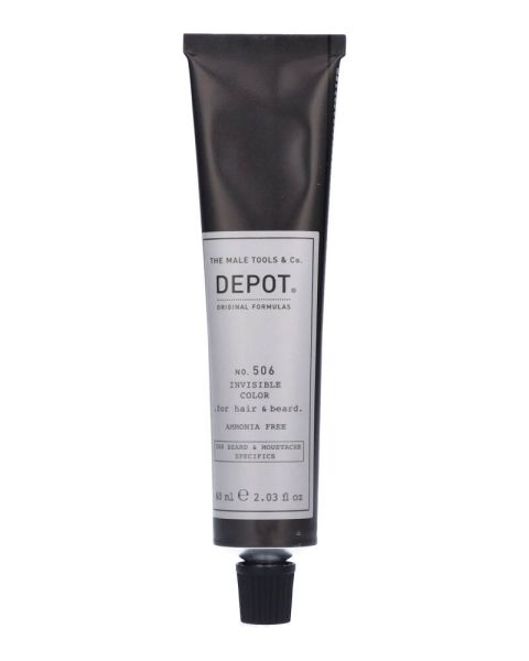 Depot NO. 506 Invisible Color - For Hair And Beard -  Natural Steel