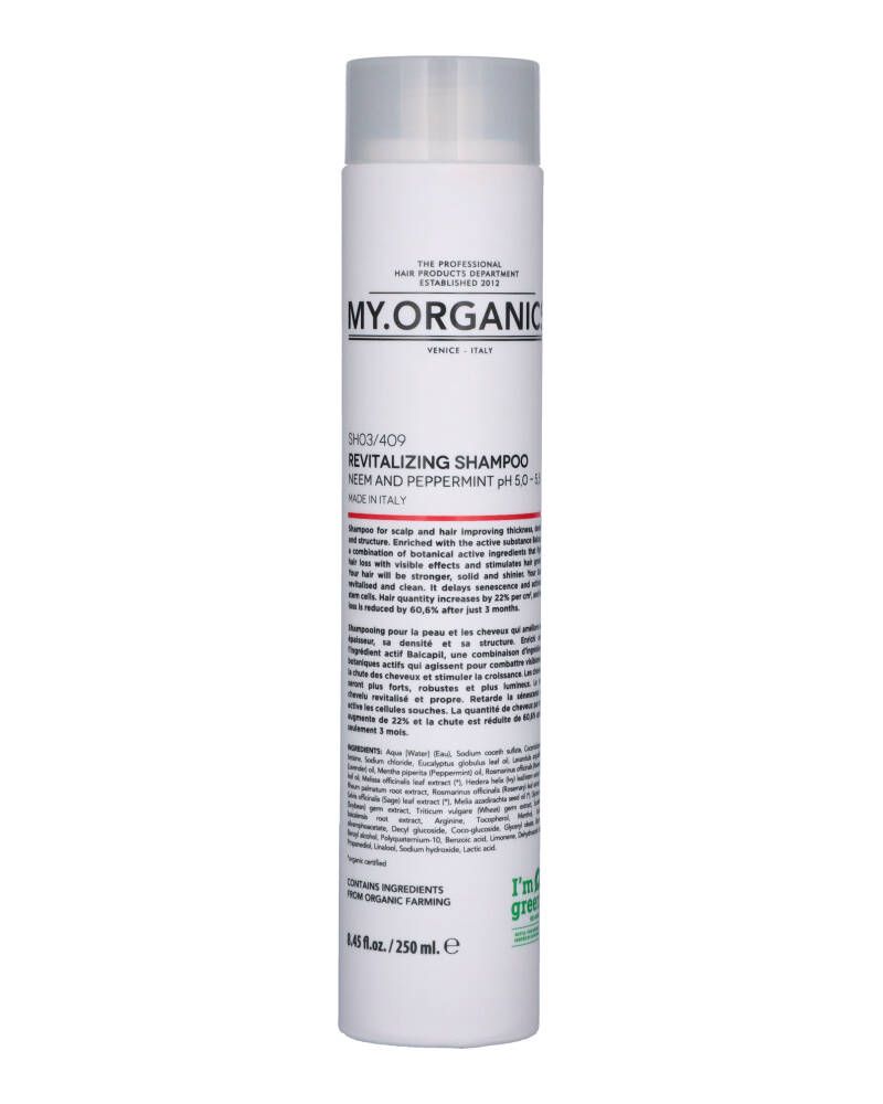The Organic Revitalizing Shampoo Neem And Peppermint
